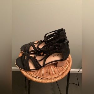 Torrid Multi Braided Strap Block Sandal